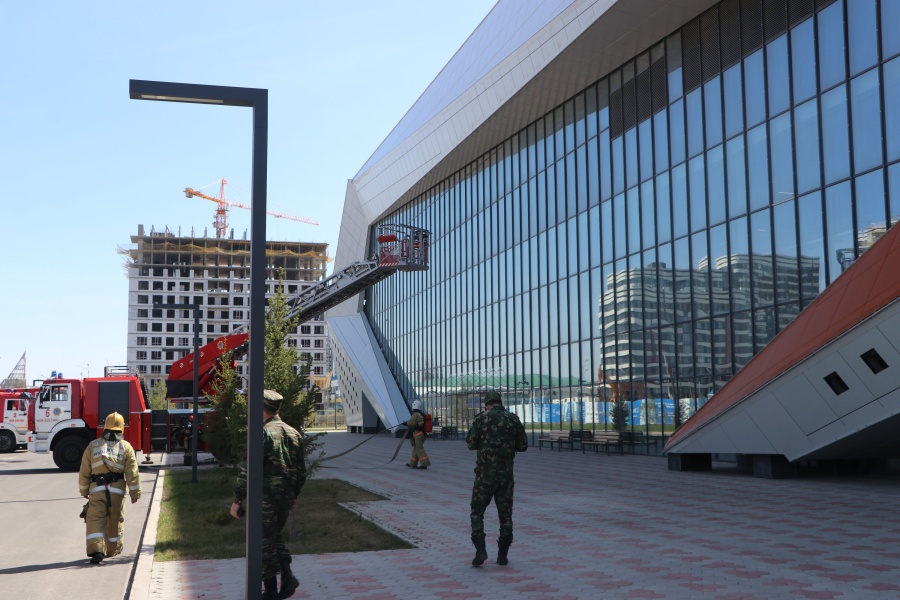 Нұр-сұлтан қаласы ТЖД Өрт-тактикалық оқу-жаттығуларын өткізді